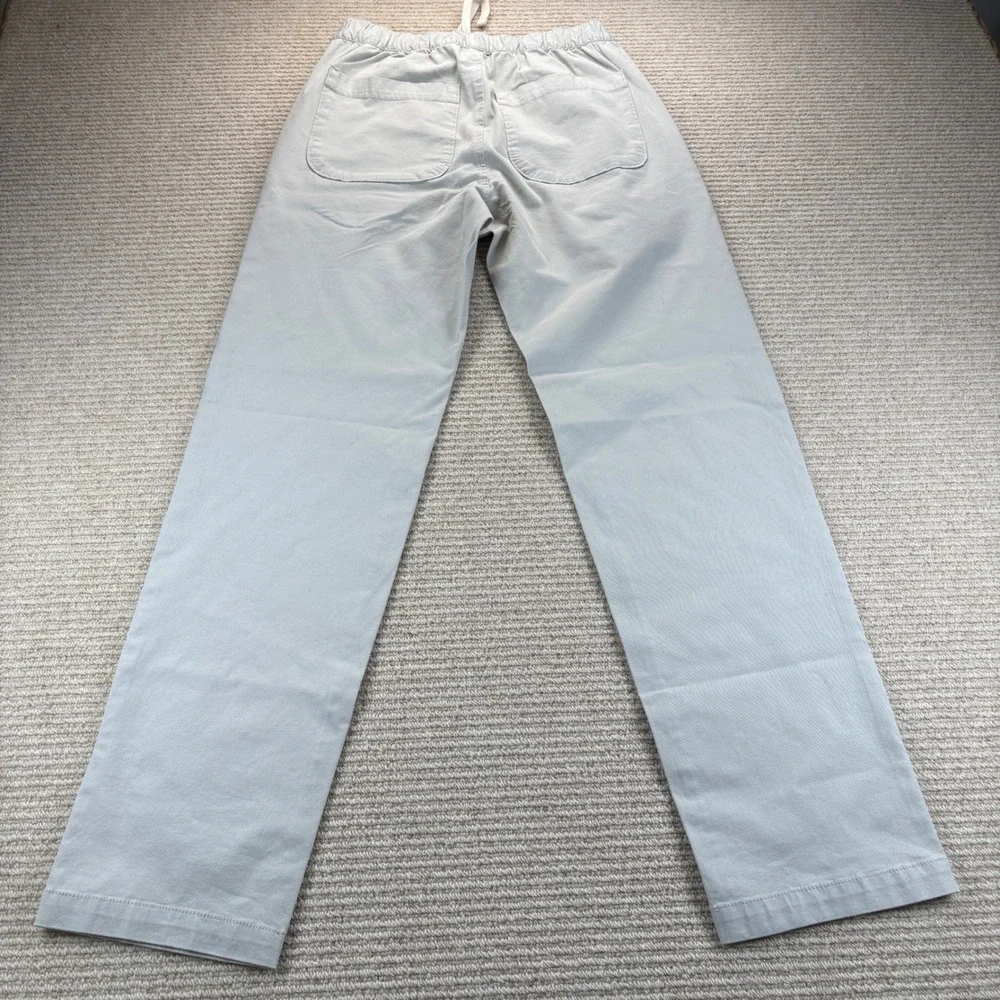 J.Crew Cordura Dock Pants Mens XS Stone Drawstring Cotton Blend‎ CK691